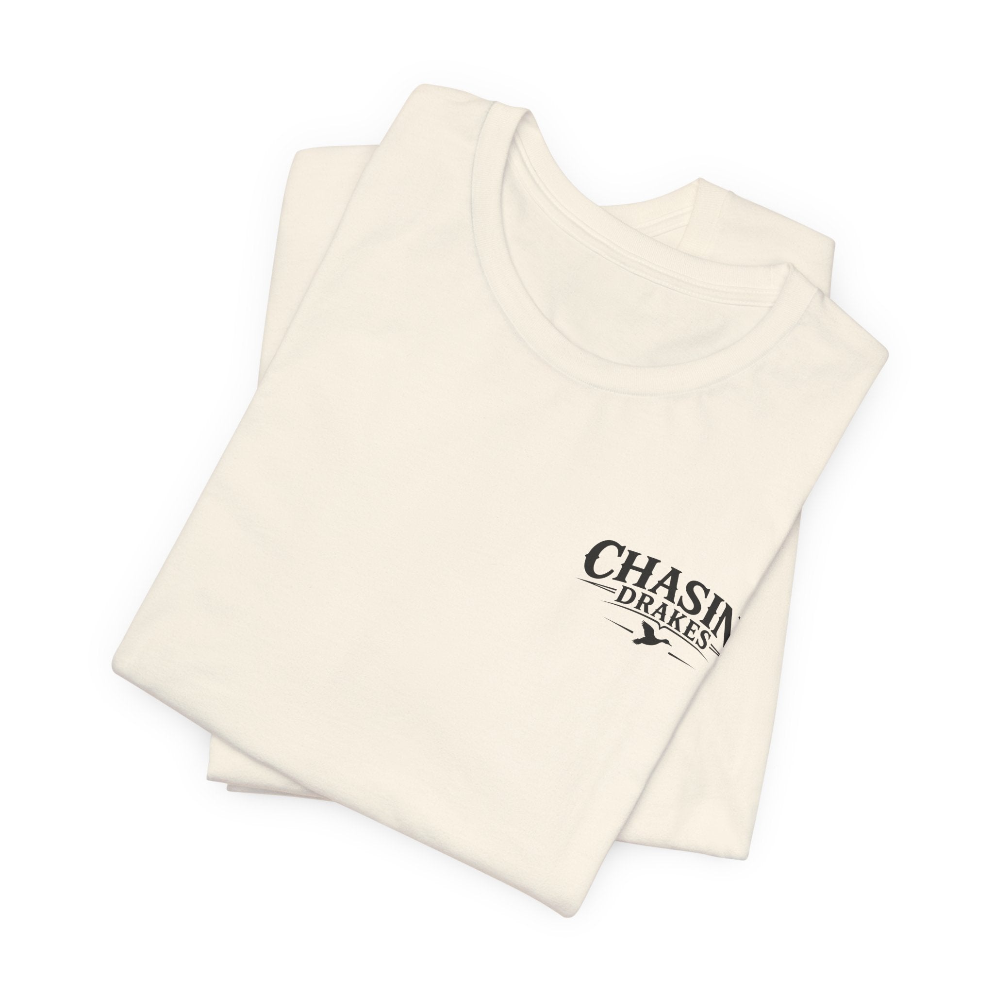 Waterfowl Bow Pattern Graphic Tee — Chasin' Drakes Chest Logo