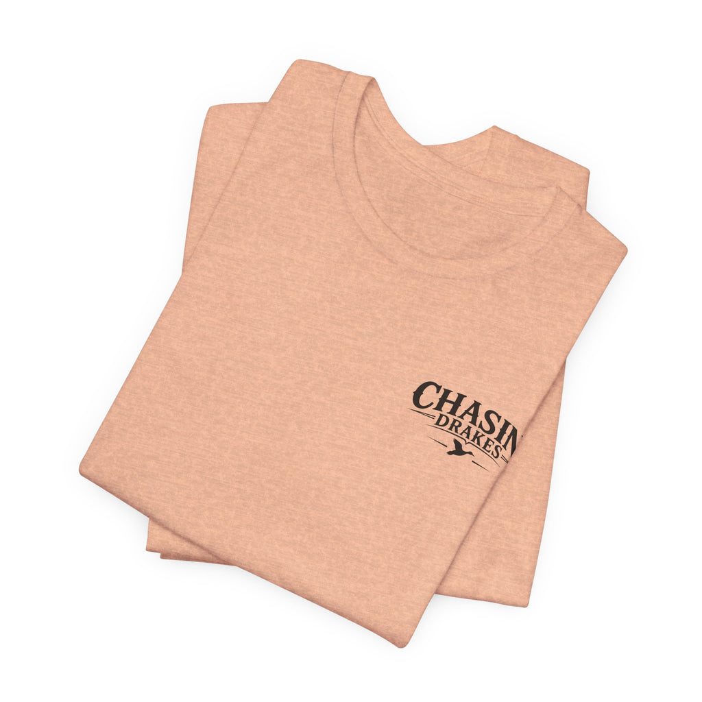 Waterfowl Bow Pattern Graphic Tee — Chasin' Drakes Chest Logo