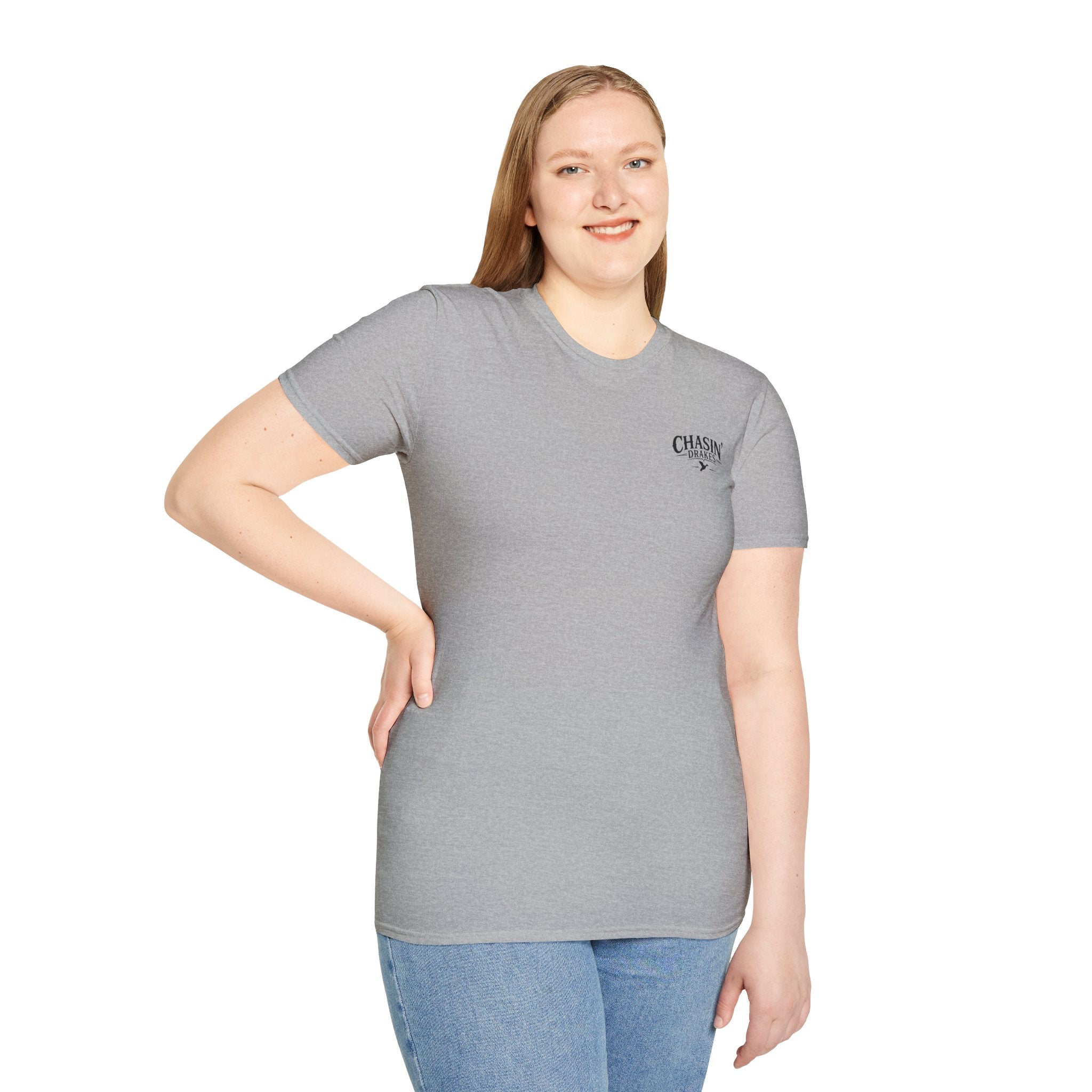 Chasin' Drakes Logo T‑Shirt — Minimal Hunting Graphic Tee
