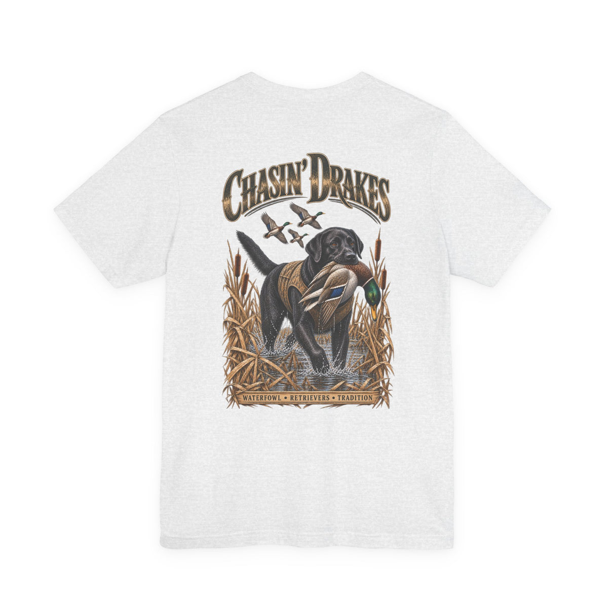 Black Lab Waterfowl Retriever T-Shirt