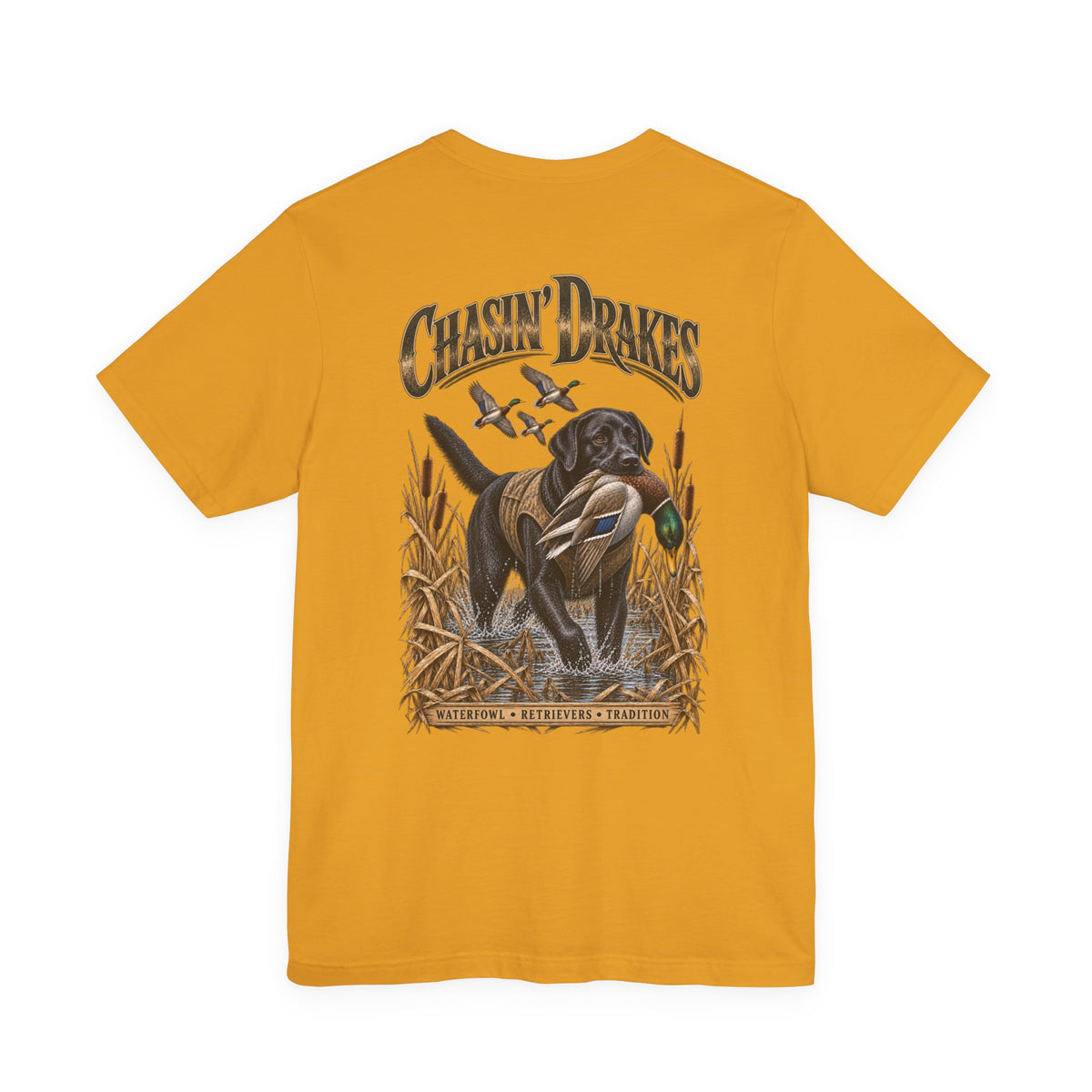 Black Lab Waterfowl Retriever T-Shirt