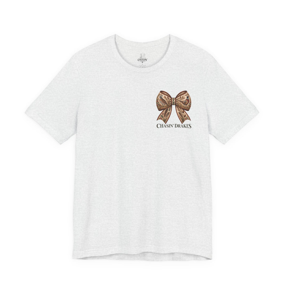 Field Dog Coquette Bow T-Shirt | Hunting Dog & Upland Bird Shirt | Chasin’ Drakes