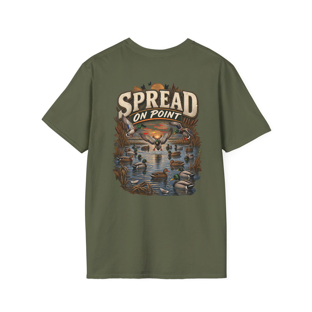 Spread on Point T‑Shirt — Hunting Graphic Tee