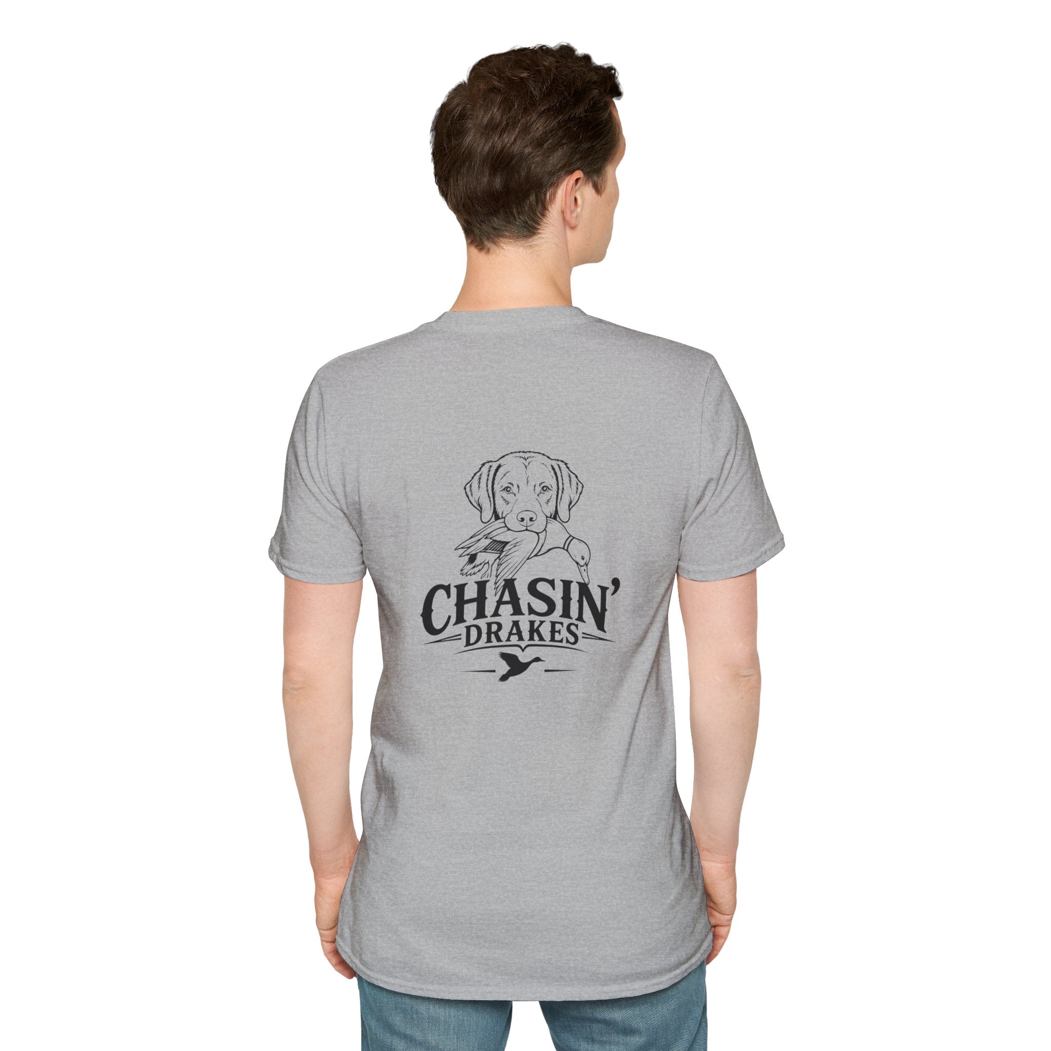 Chasin' Drakes Logo T‑Shirt — Minimal Hunting Graphic Tee