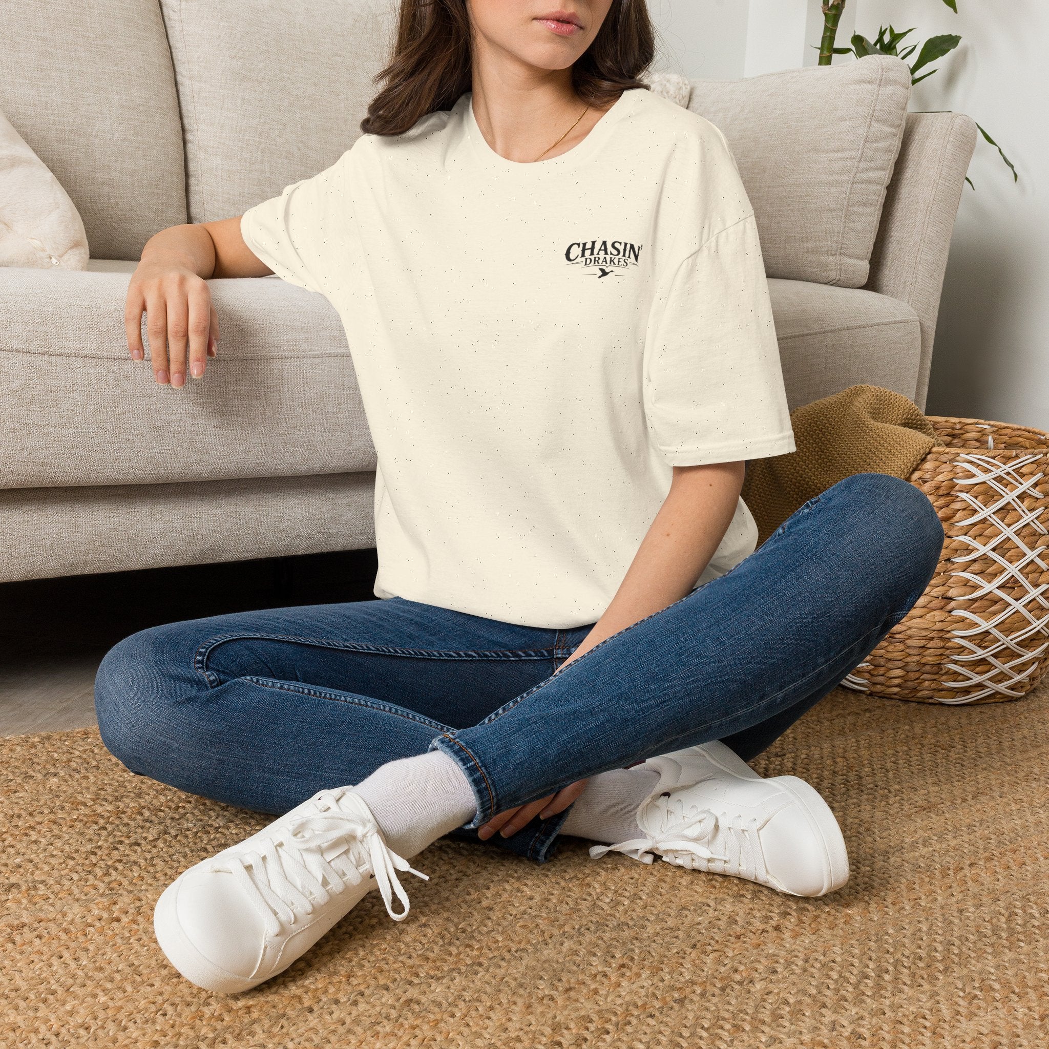 Chasin' Drakes Logo T‑Shirt — Minimal Hunting Graphic Tee
