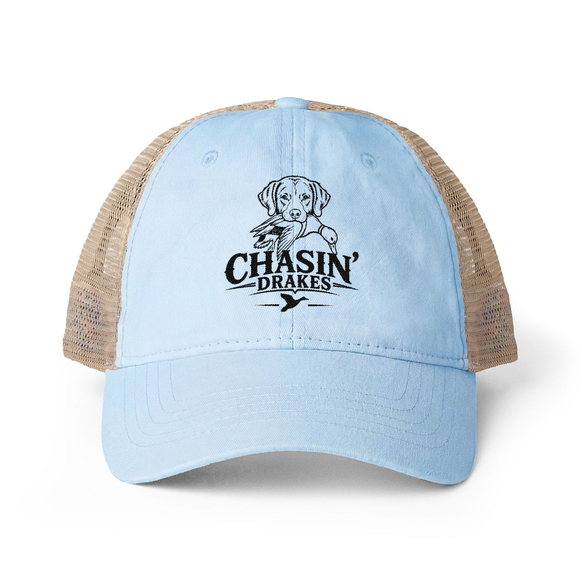 Women's CD Logo Washed Mesh-Back Cap