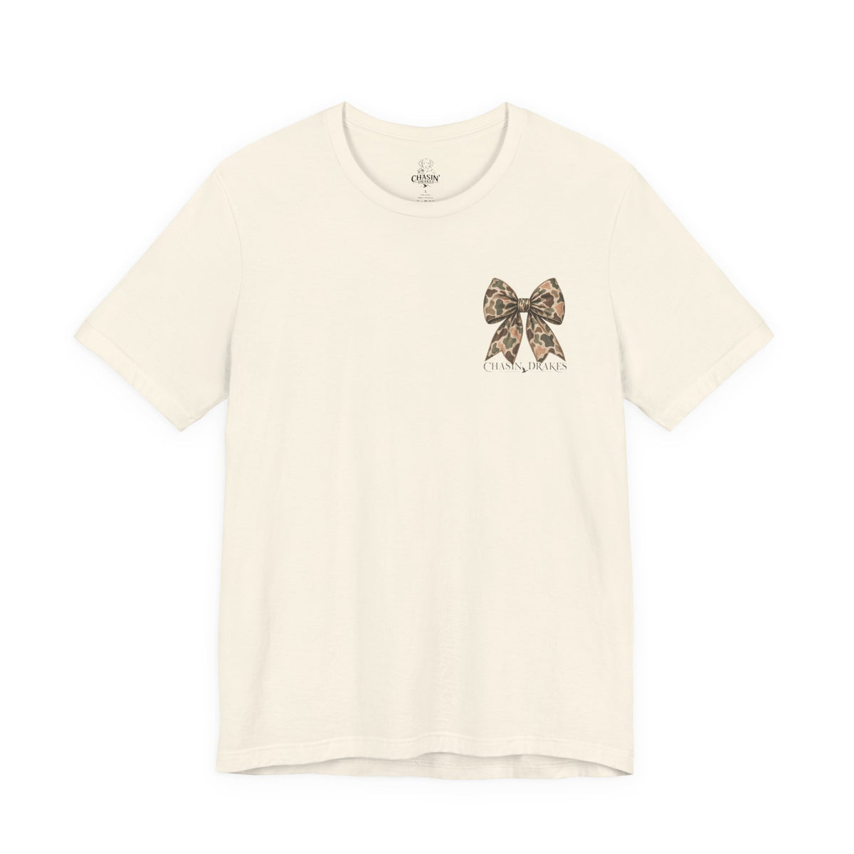 Vintage Camo Bow T-Shirt | Chasin’ Drakes Waterfowl Hunting Tee