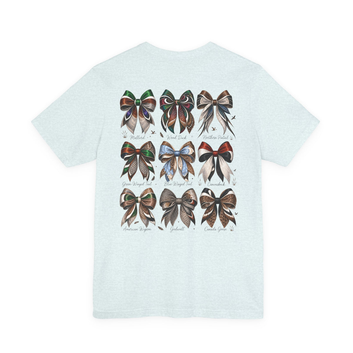 Waterfowl Bow Pattern Graphic Tee — Chasin' Drakes Chest Logo