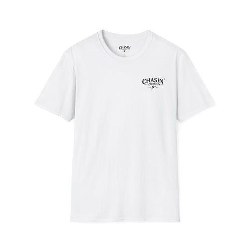 Chasin' Drakes Logo T‑Shirt — Minimal Hunting Graphic Tee