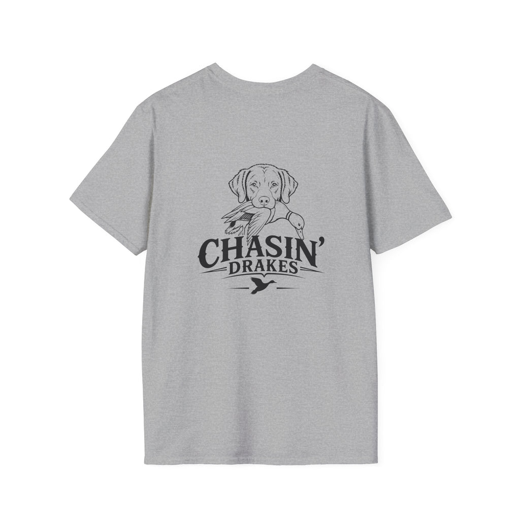 Chasin' Drakes Logo T‑Shirt — Minimal Hunting Graphic Tee