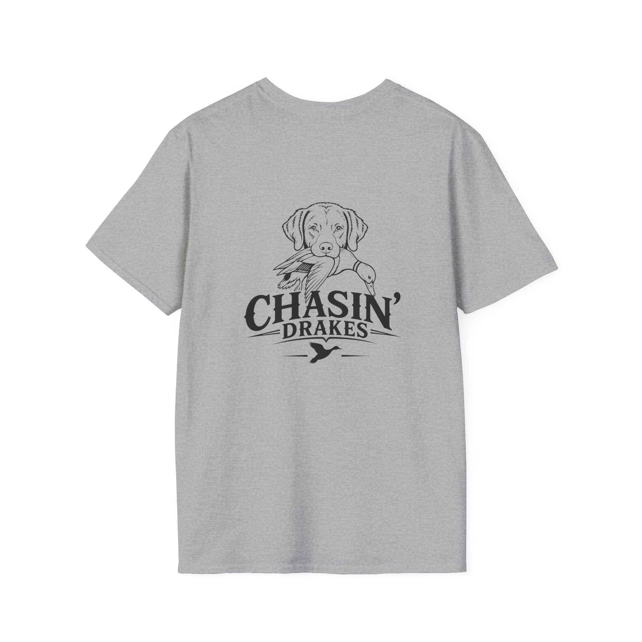 Chasin' Drakes Logo T‑Shirt — Minimal Hunting Graphic Tee