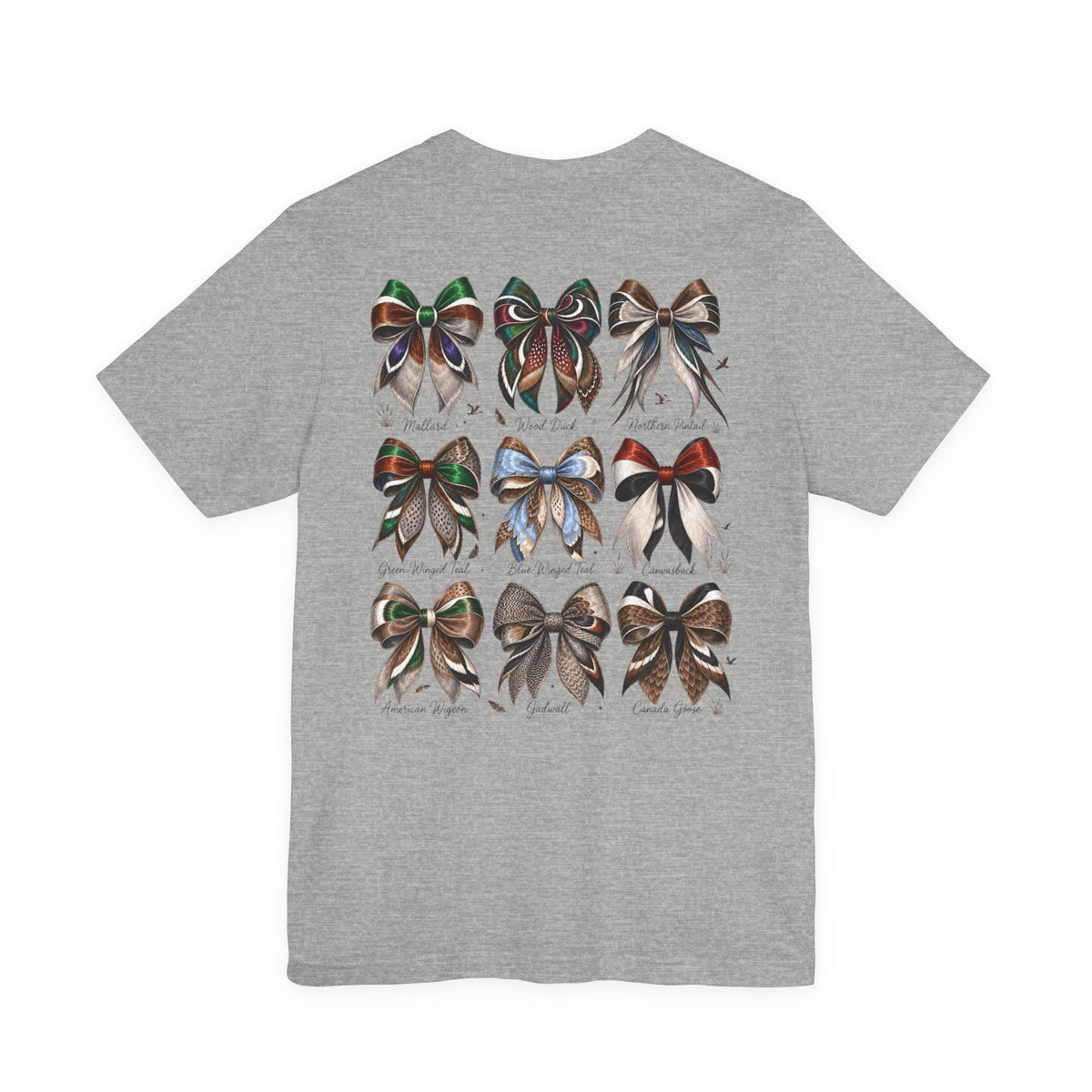 Waterfowl Bow Pattern Graphic Tee — Chasin' Drakes Chest Logo