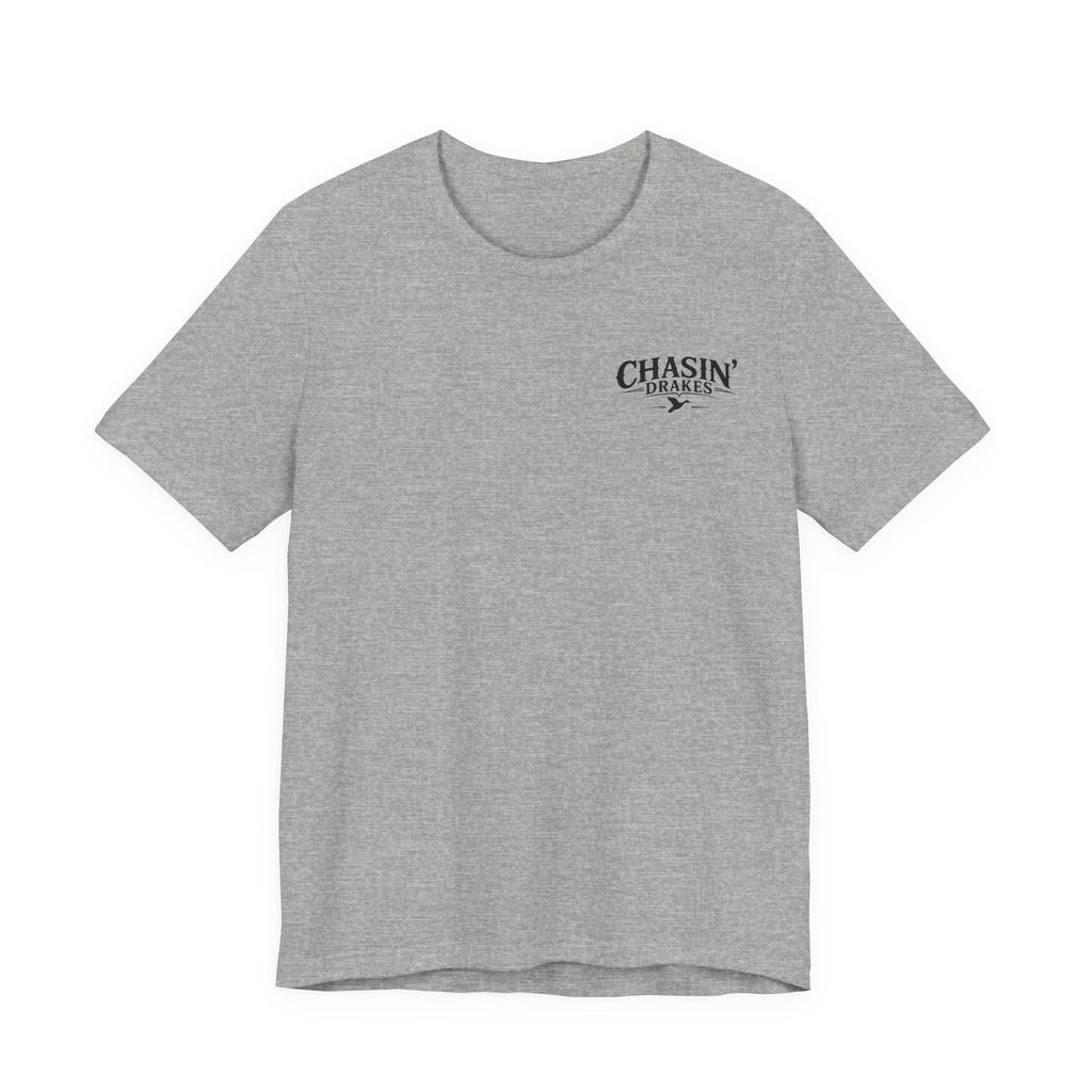 Waterfowl Bow Pattern Graphic Tee — Chasin' Drakes Chest Logo