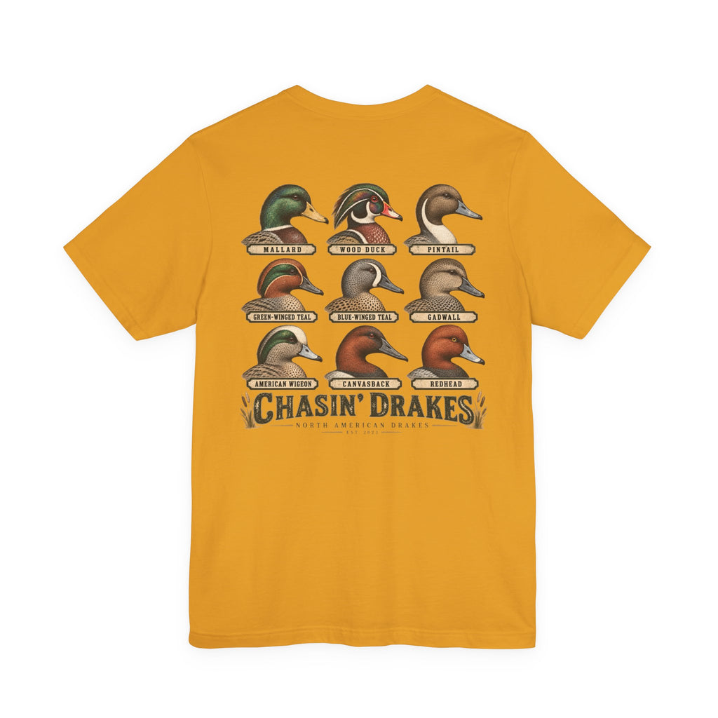 Chasin’ Drakes Waterfowl Drake Grid T-Shirt | Vintage Duck Hunting Shirt