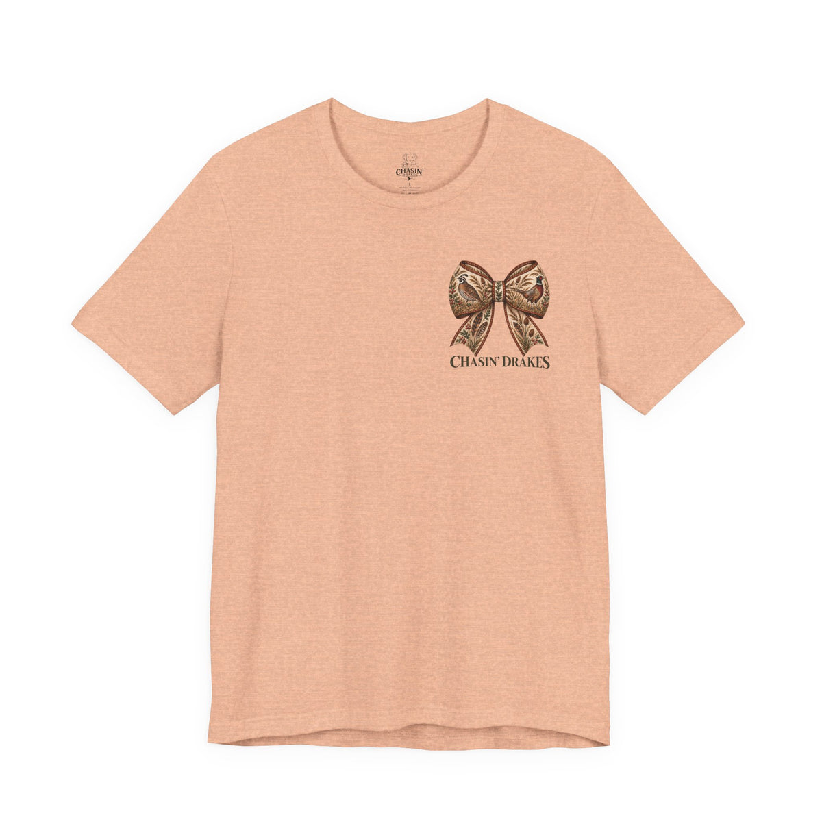 Field Dog Coquette Bow T-Shirt | Hunting Dog & Upland Bird Shirt | Chasin’ Drakes
