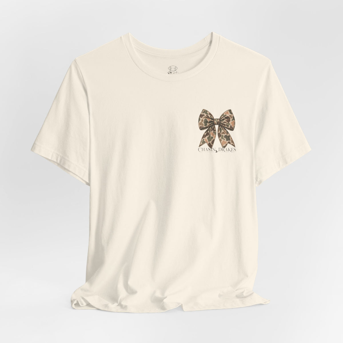 Vintage Camo Bow T-Shirt | Chasin’ Drakes Waterfowl Hunting Tee