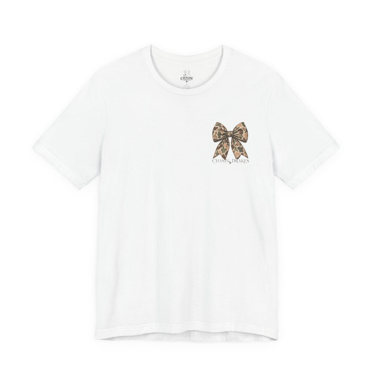 Vintage Camo Bow T-Shirt | Chasin’ Drakes Waterfowl Hunting Tee