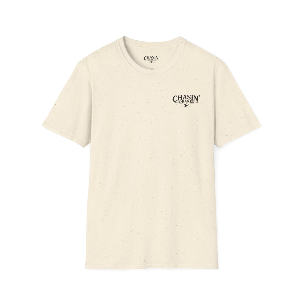 Chasin' Drakes Logo T‑Shirt — Minimal Hunting Graphic Tee