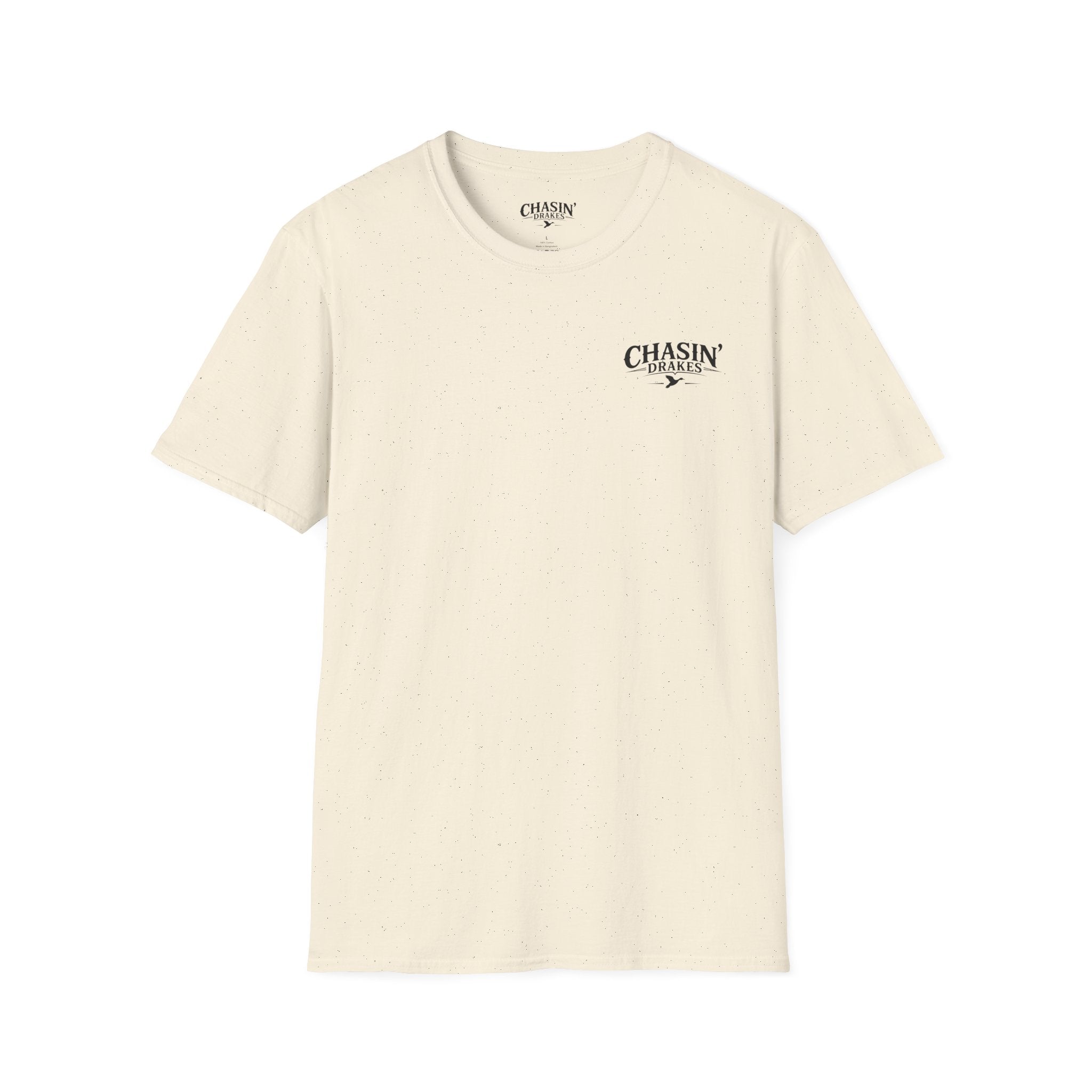Chasin' Drakes Logo T‑Shirt — Minimal Hunting Graphic Tee