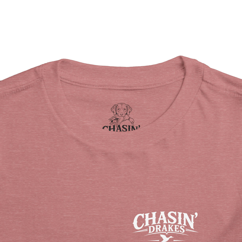 Toddler Tee — Waterfowl Bows Graphic Shirt (Chasin' Dreams)
