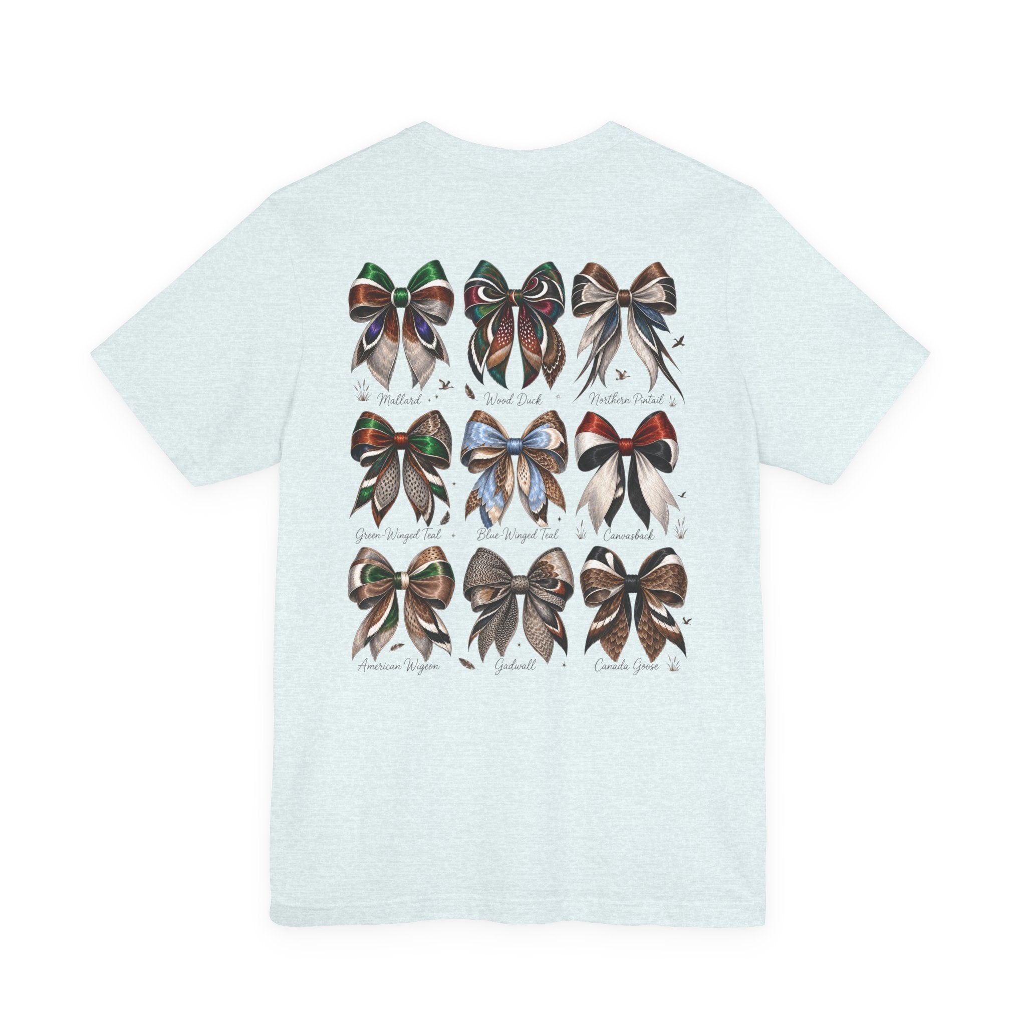 Waterfowl Bow Pattern Graphic Tee — Chasin' Drakes Chest Logo