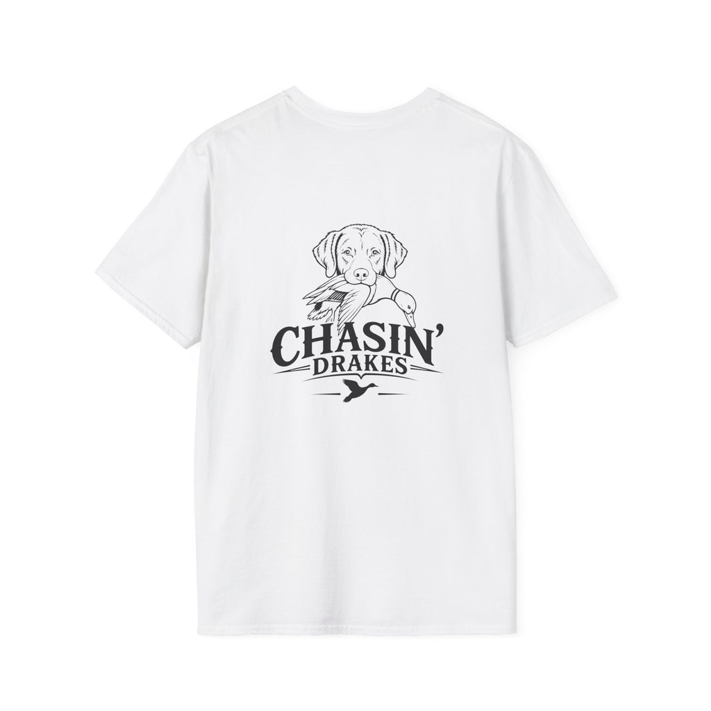 Chasin' Drakes Logo T‑Shirt — Minimal Hunting Graphic Tee