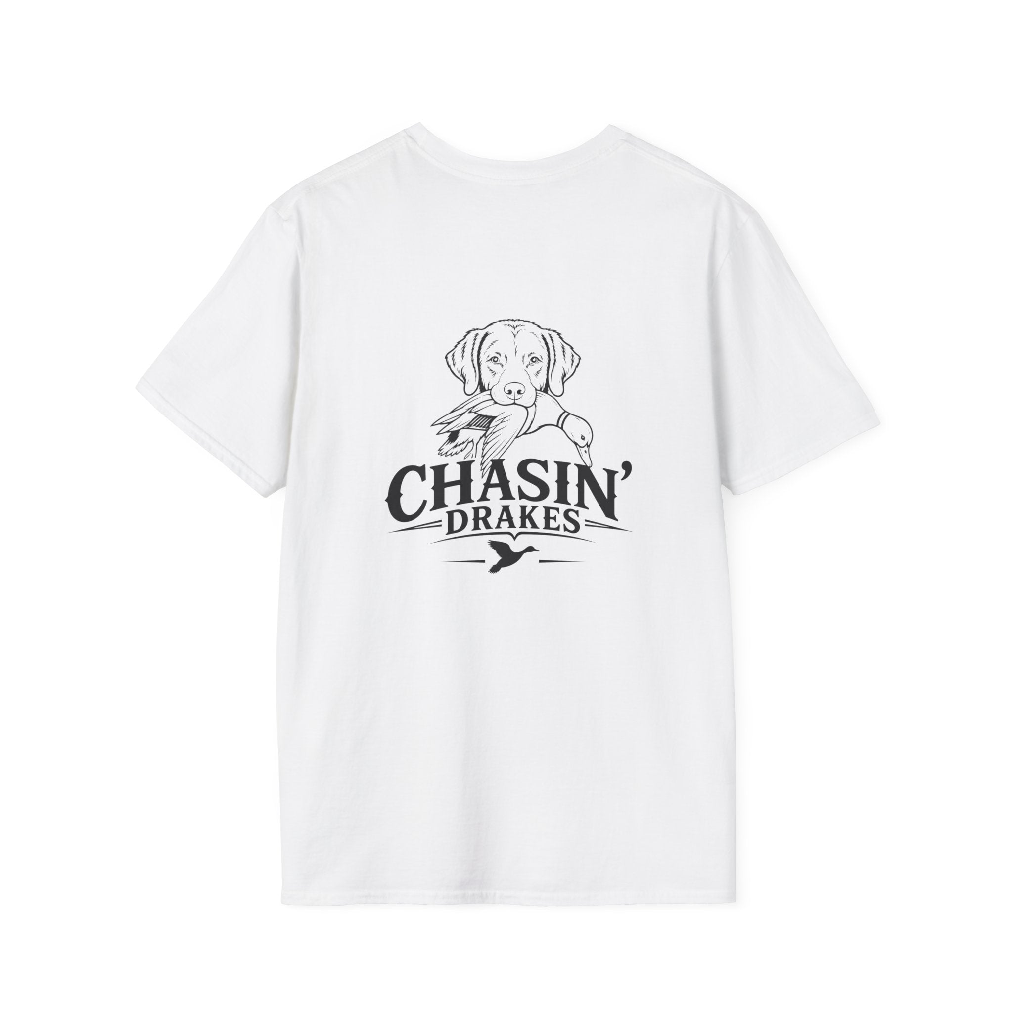 Chasin' Drakes Logo T‑Shirt — Minimal Hunting Graphic Tee