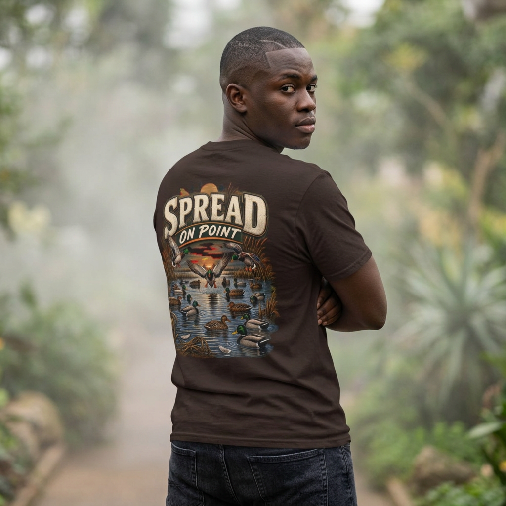Spread on Point T‑Shirt — Hunting Graphic Tee