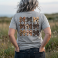 Bow Pattern Dog Breed T-Shirt — Coquette Graphic Tee (Chasin’ Drakes)