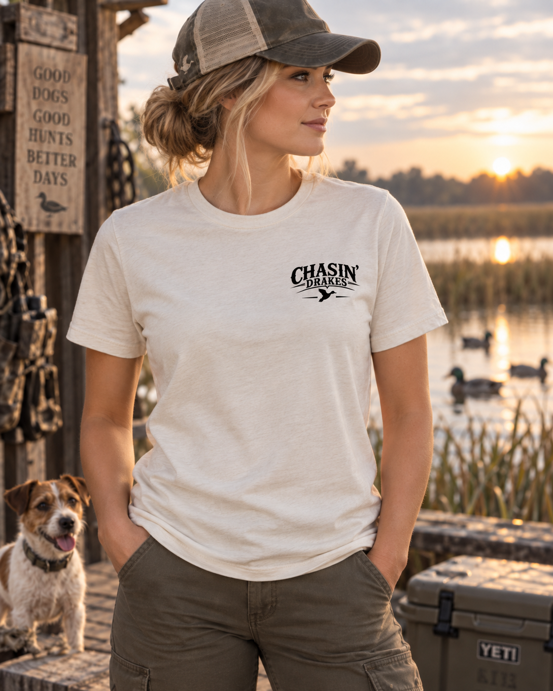 Small But Mighty Jack Russell Hunting Tee