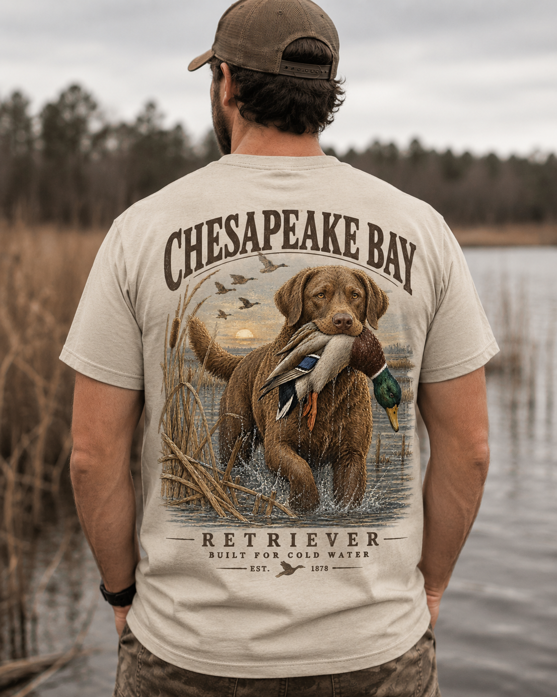 Chesapeake Bay Retriever – Built for Cold Water T-Shirt