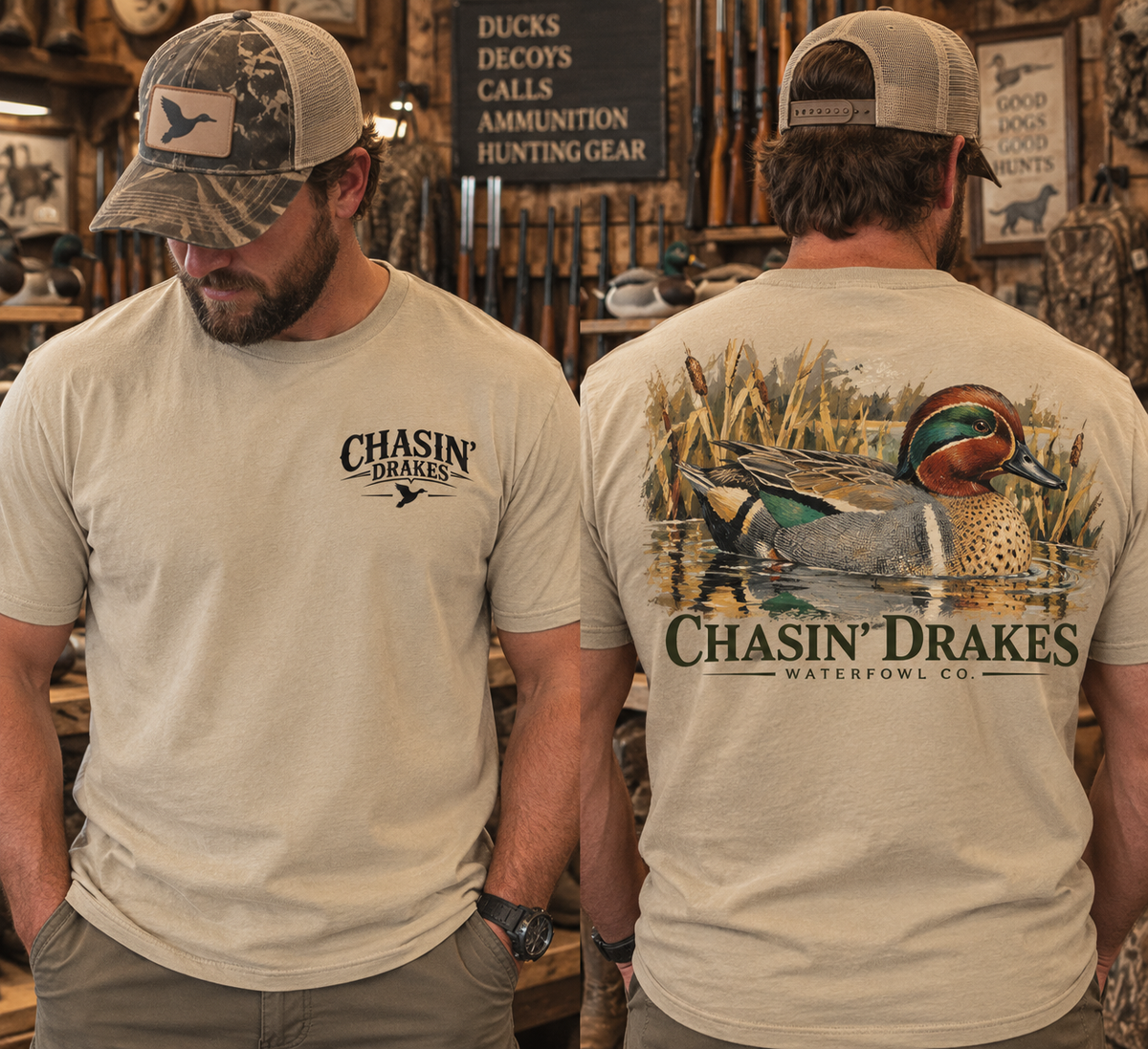 Green Wing Teal Couture Tee