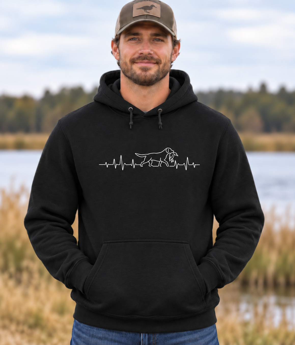 Retriever Heartbeat Hoodie