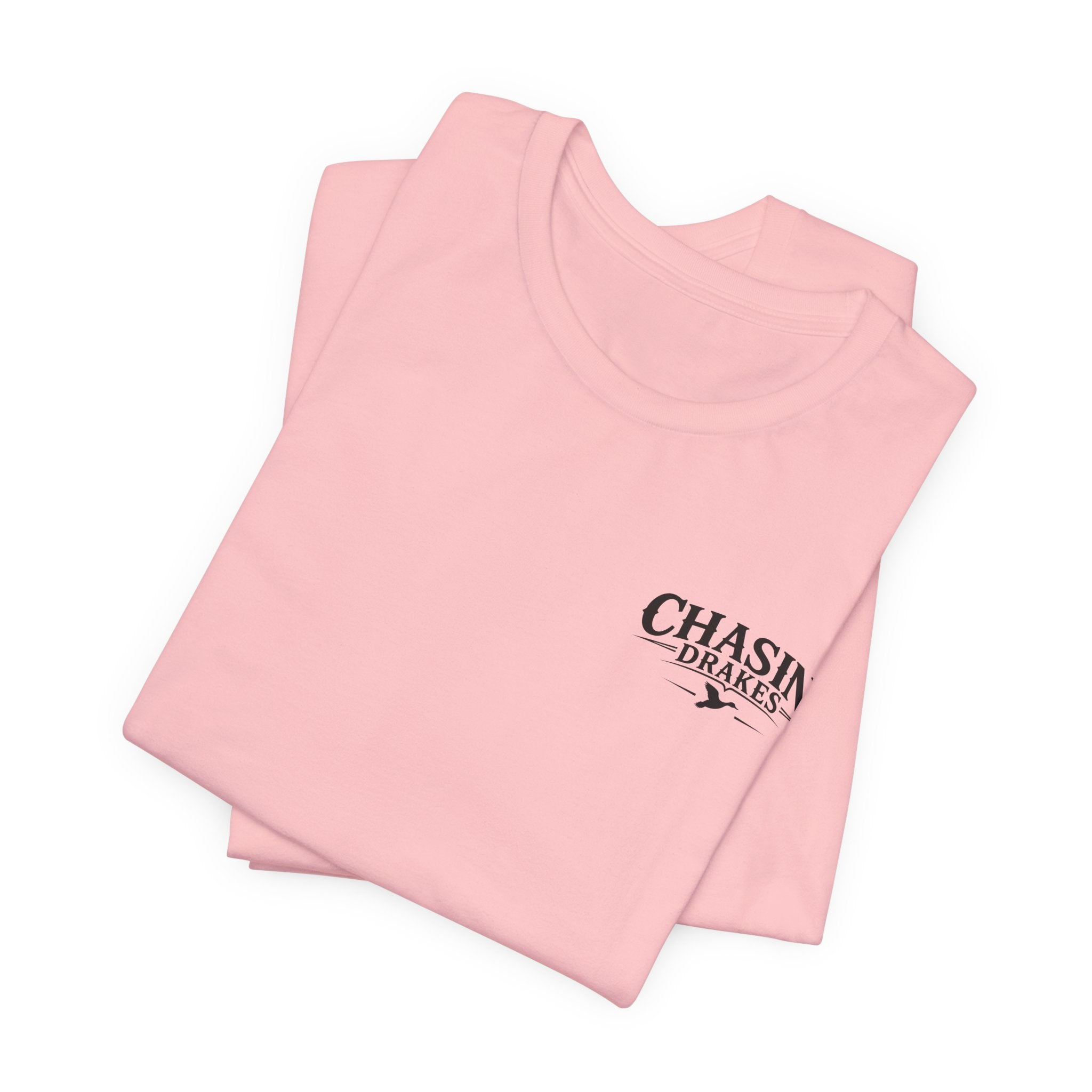 Waterfowl Bow Pattern Graphic Tee — Chasin' Drakes Chest Logo