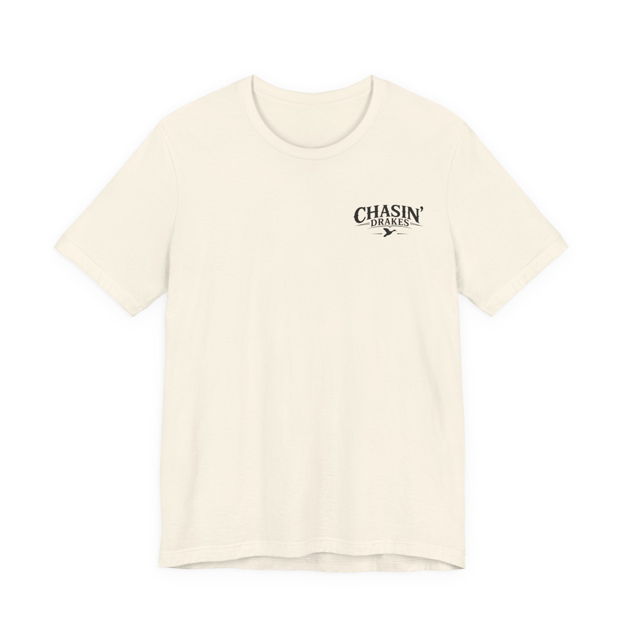 Waterfowl Bow Pattern Graphic Tee — Chasin' Drakes Chest Logo