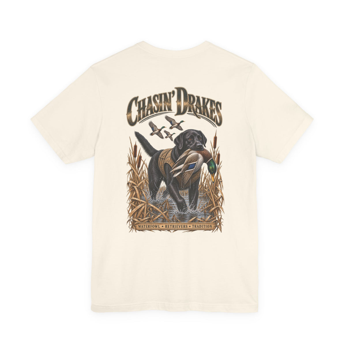 Black Lab Waterfowl Retriever T-Shirt