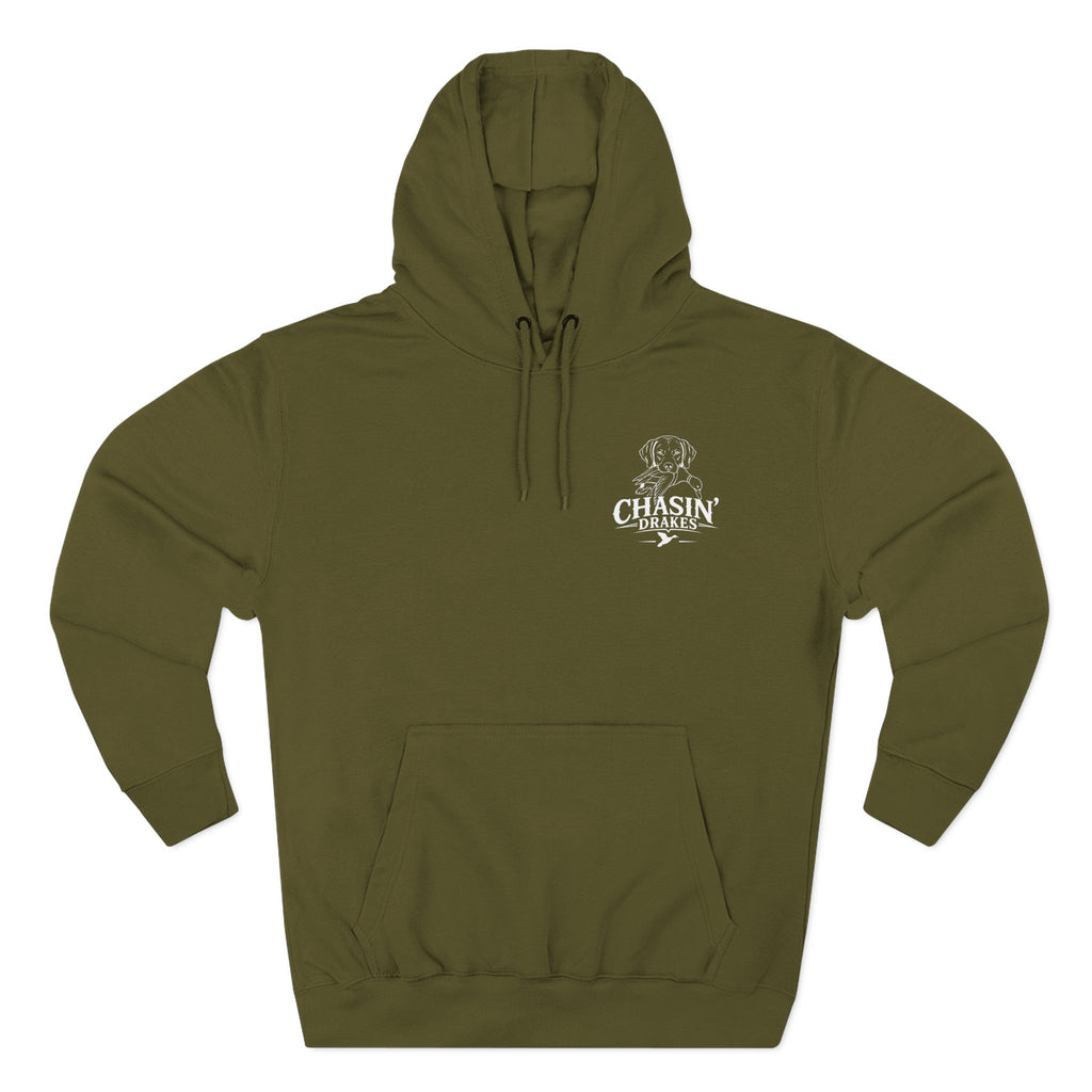 Chasin’ Drakes Mallard Heritage Hoodie | Vintage Waterfowl Hunting Sweatshirt