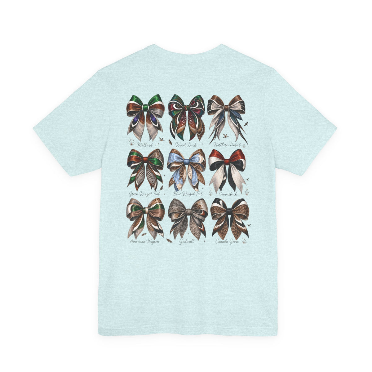 Waterfowl Bow Pattern Graphic Tee — Chasin' Drakes Chest Logo