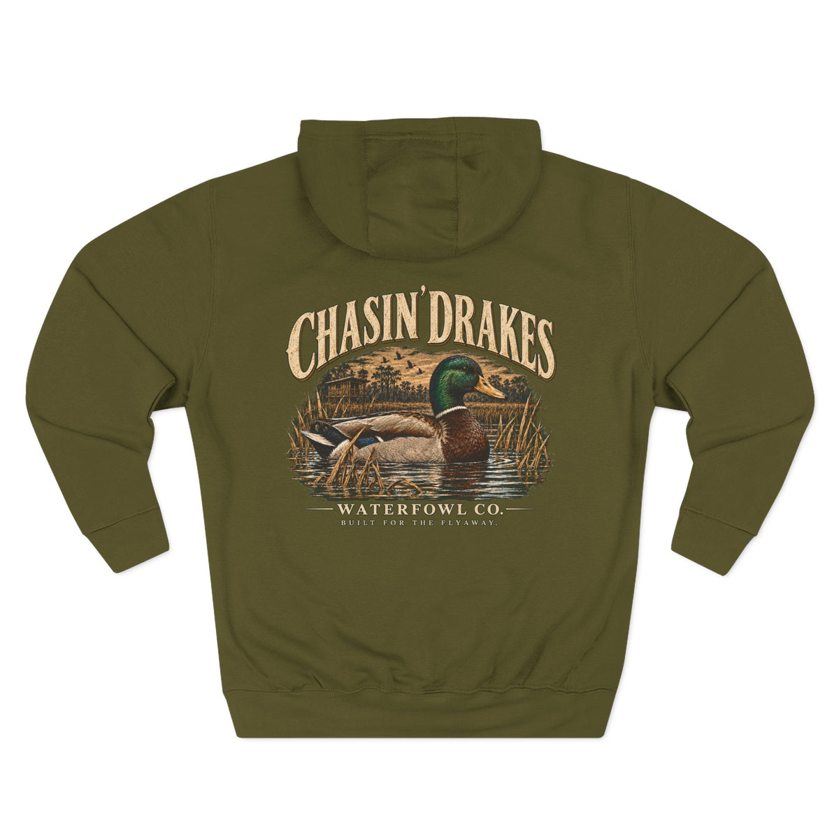 Chasin’ Drakes Mallard Heritage Hoodie | Vintage Waterfowl Hunting Sweatshirt