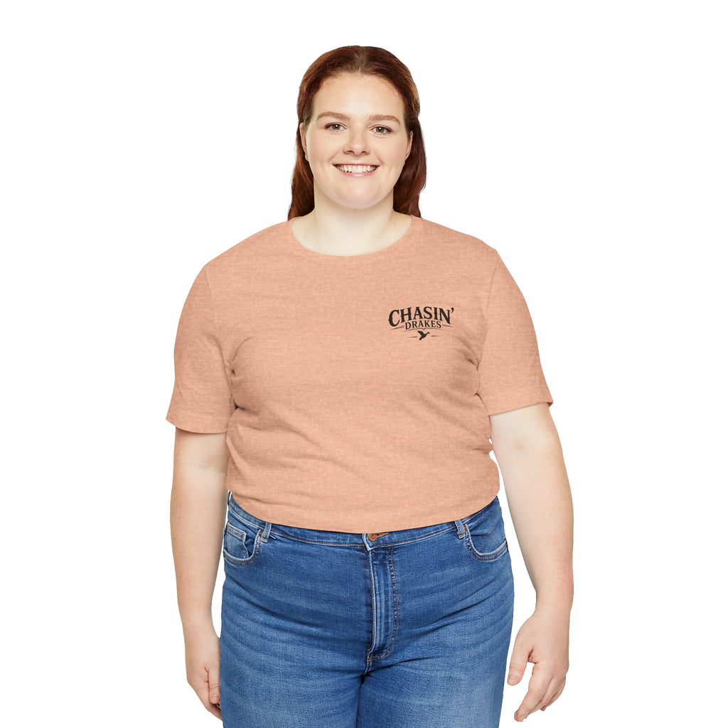 Bow Pattern Dog Breed T-Shirt — Coquette Graphic Tee (Chasin’ Drakes)