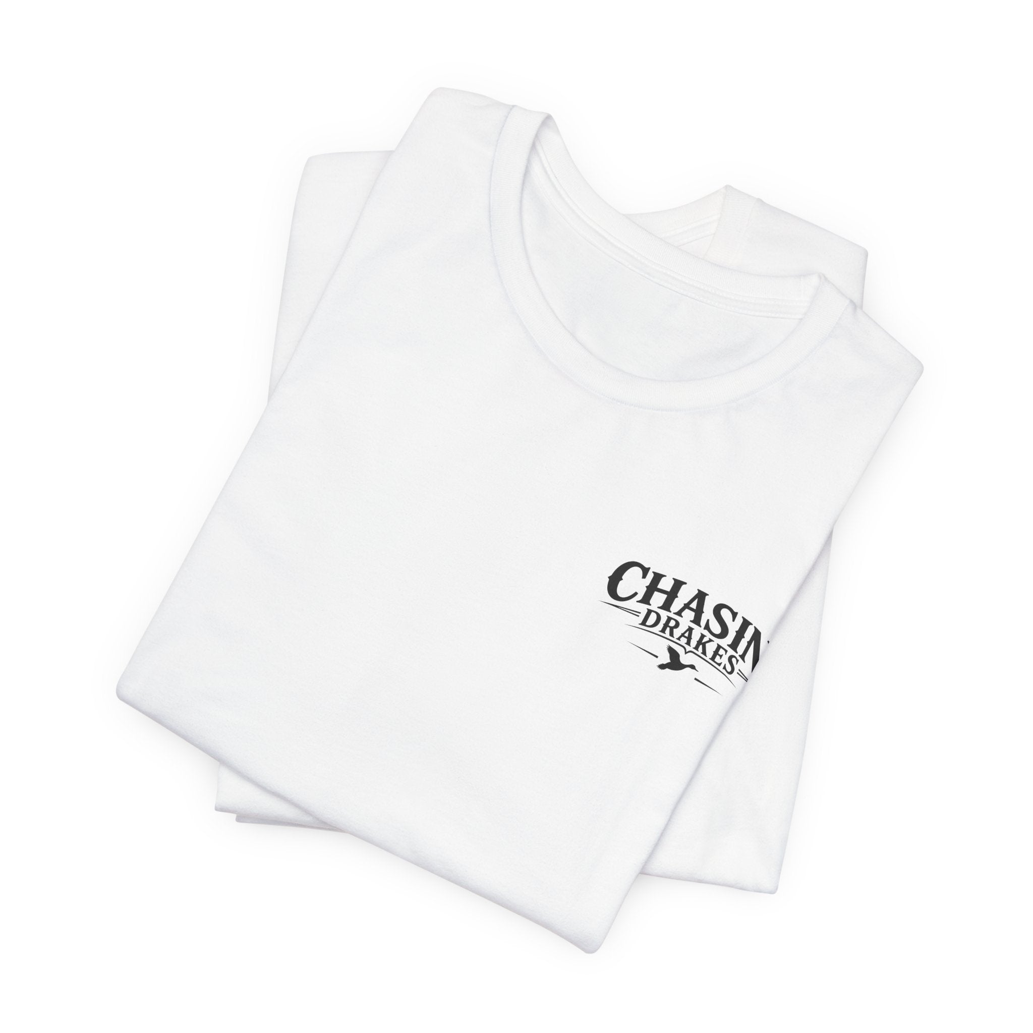 Waterfowl Bow Pattern Graphic Tee — Chasin' Drakes Chest Logo
