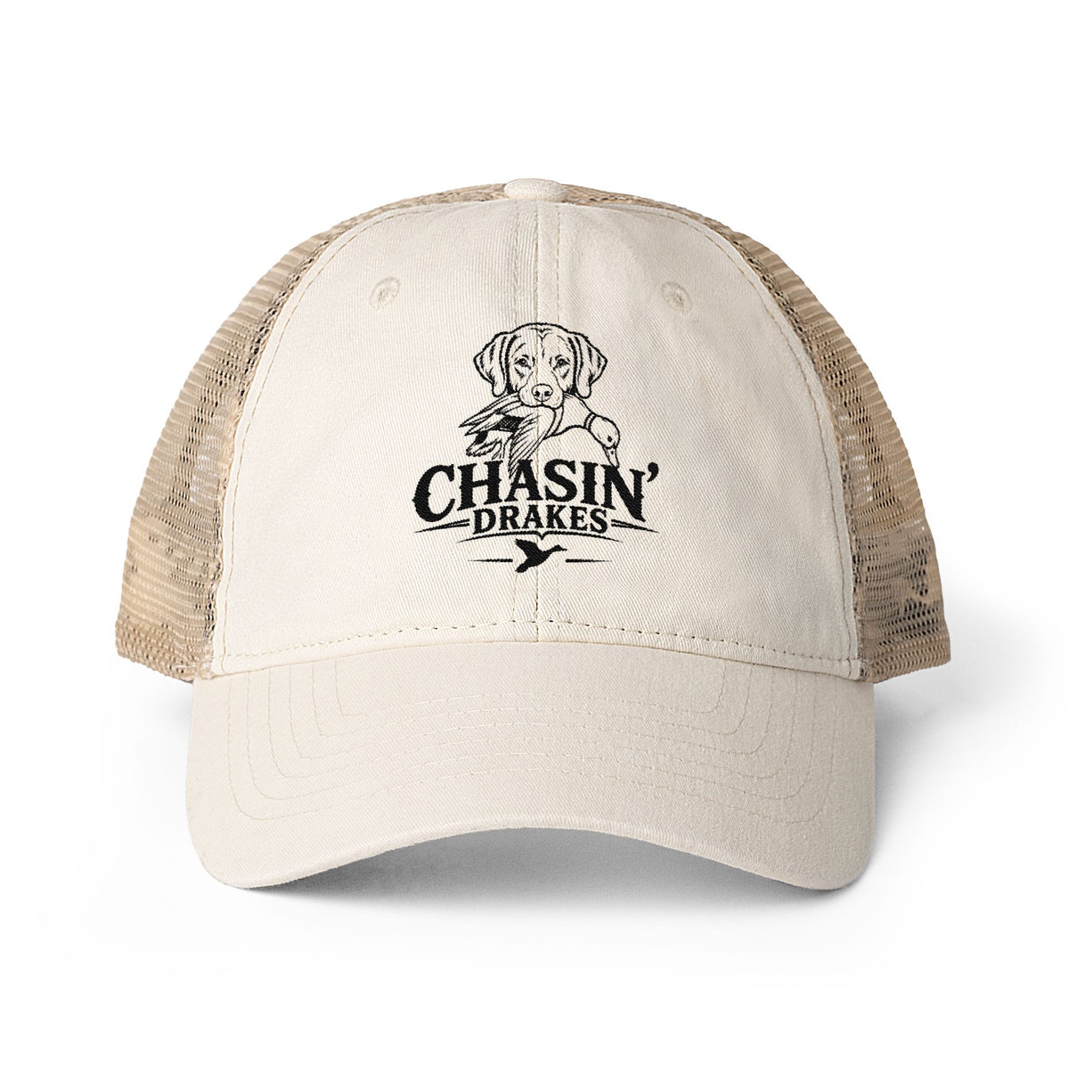 Women's CD Logo Washed Mesh-Back Cap
