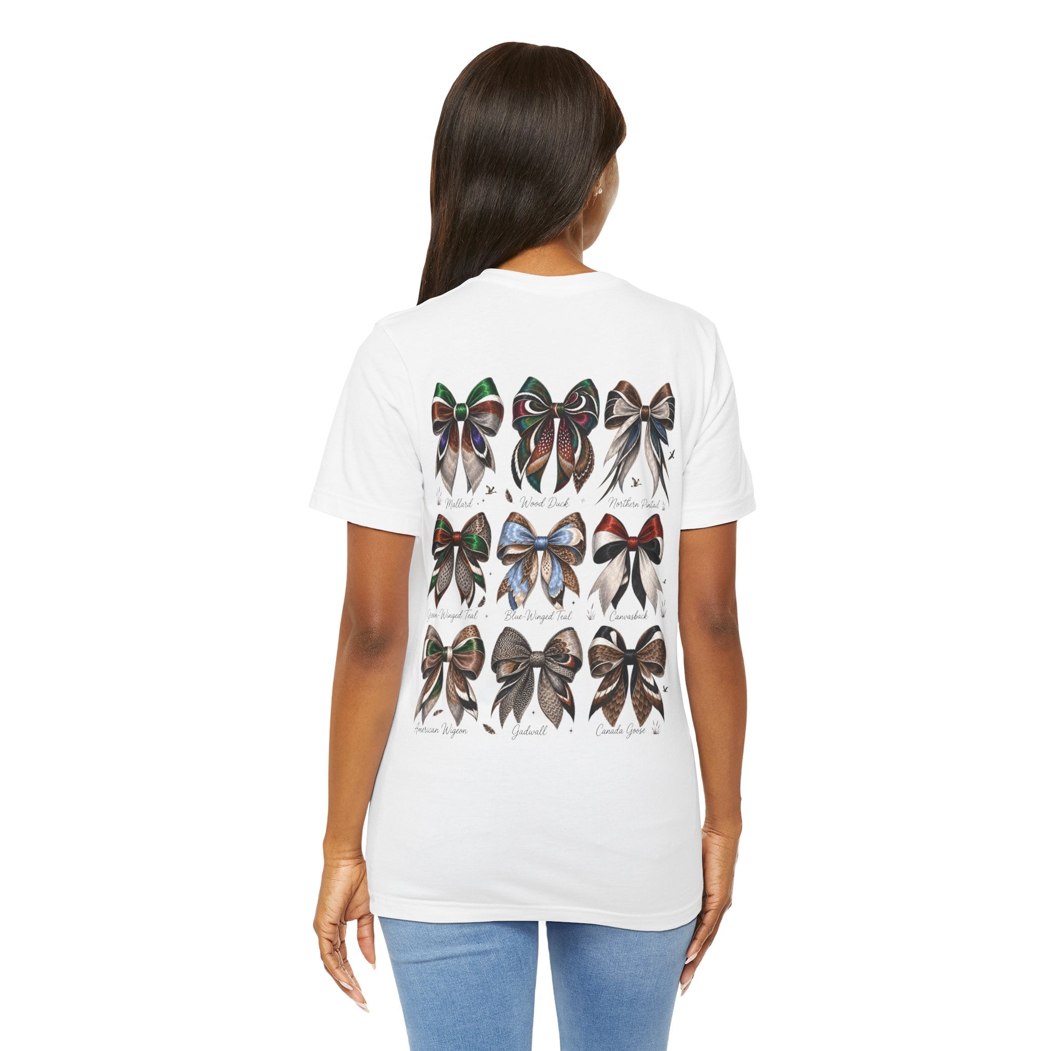 Waterfowl Bow Pattern Graphic Tee — Chasin' Drakes Chest Logo