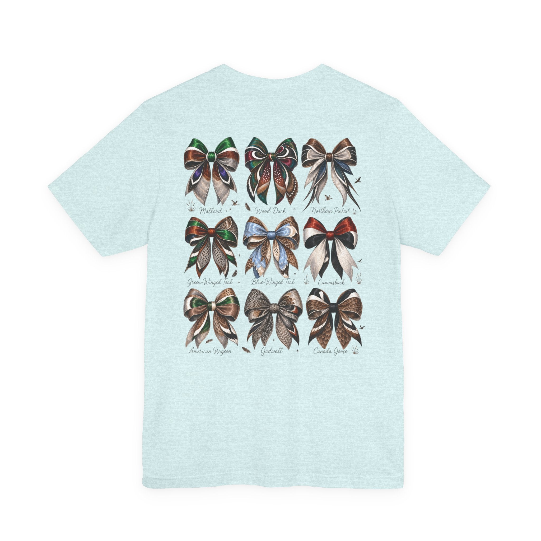 Waterfowl Bow Pattern Graphic Tee — Chasin' Drakes Chest Logo