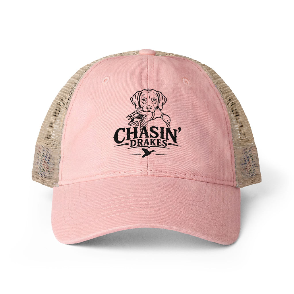 Women's CD Logo Washed Mesh-Back Cap