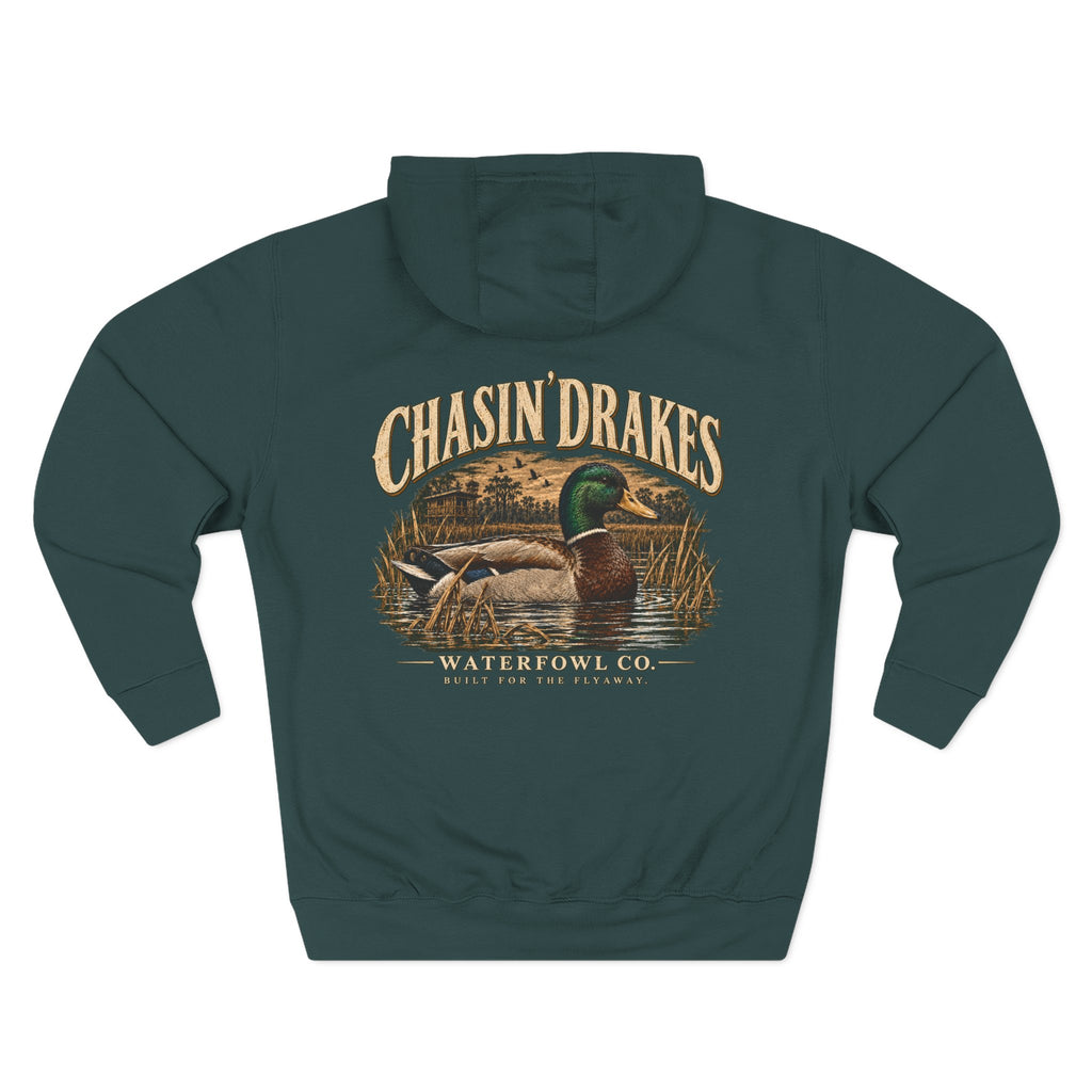 Chasin’ Drakes Mallard Heritage Hoodie | Vintage Waterfowl Hunting Sweatshirt