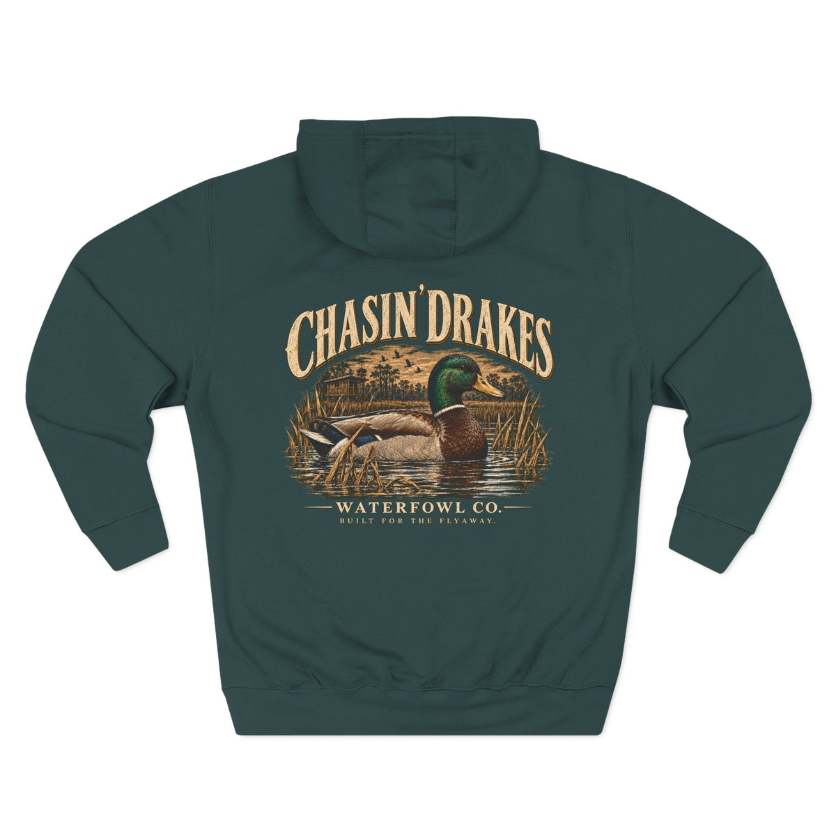 Chasin’ Drakes Mallard Heritage Hoodie | Vintage Waterfowl Hunting Sweatshirt