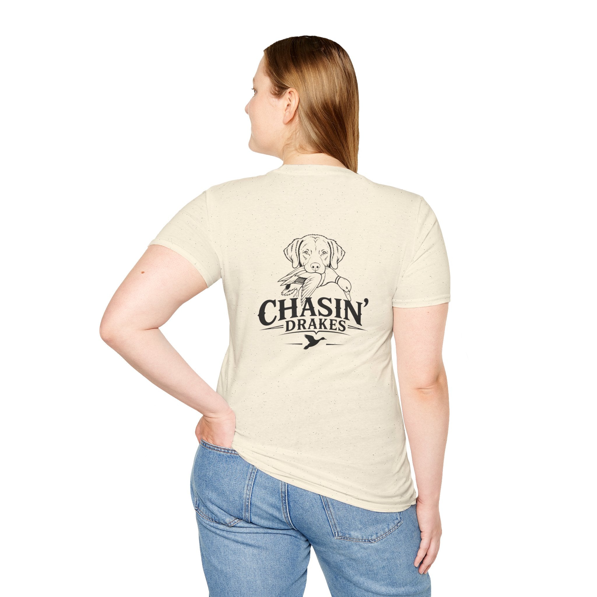 Chasin' Drakes Logo T‑Shirt — Minimal Hunting Graphic Tee