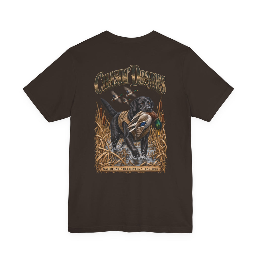 Black Lab Waterfowl Retriever T-Shirt