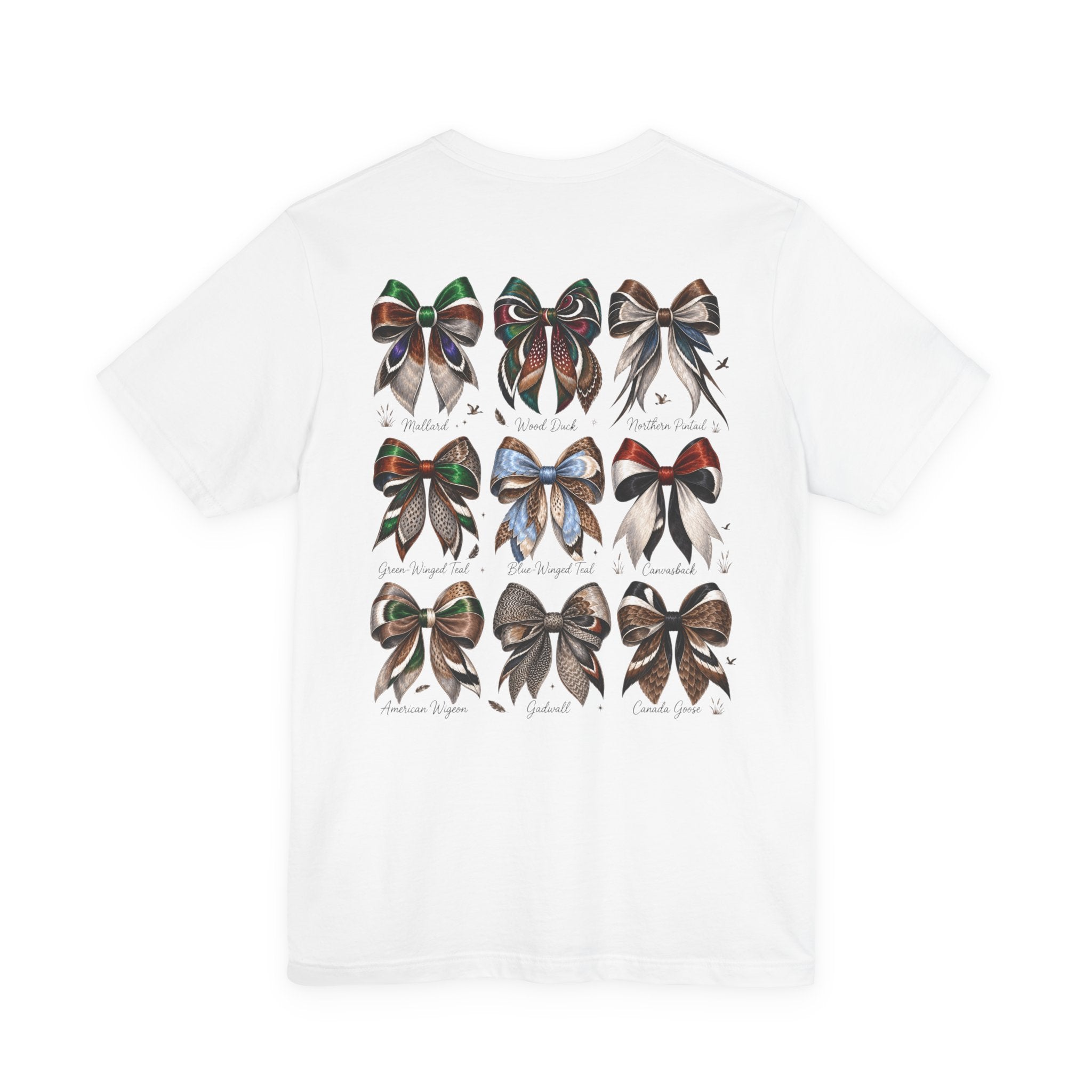 Waterfowl Bow Pattern Graphic Tee — Chasin' Drakes Chest Logo